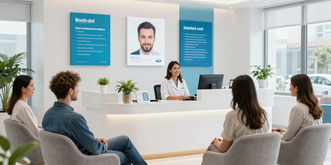 Hair transplant Istanbul cost consultation in a modern healthcare clinic with expert medical staff.